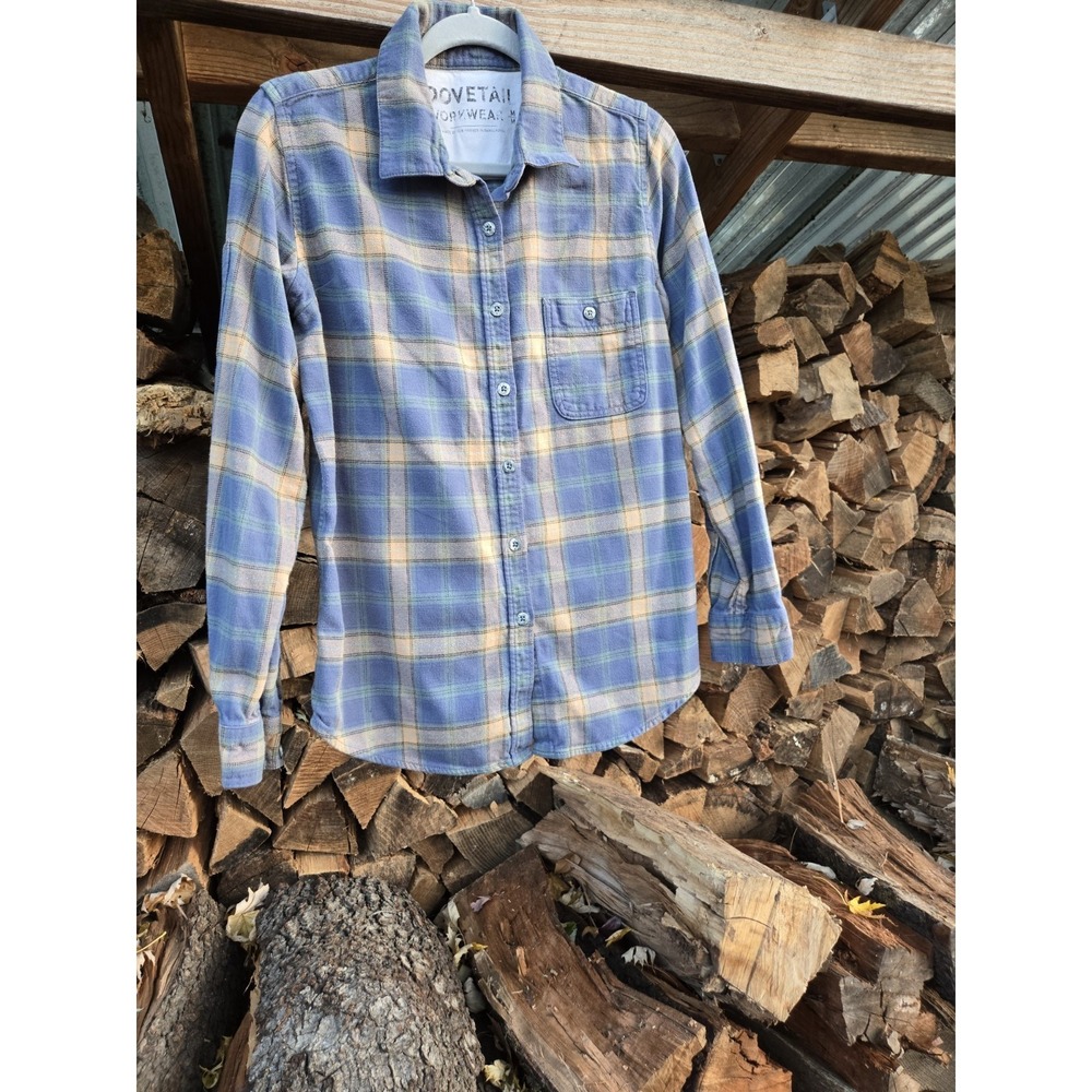 Dovetail Workwear Givens Shirt‎ Top Button Down Plaid Women's Medium